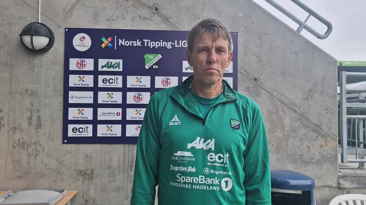 Gunnar Halle etter 5-1 seieren over Spjelkavik